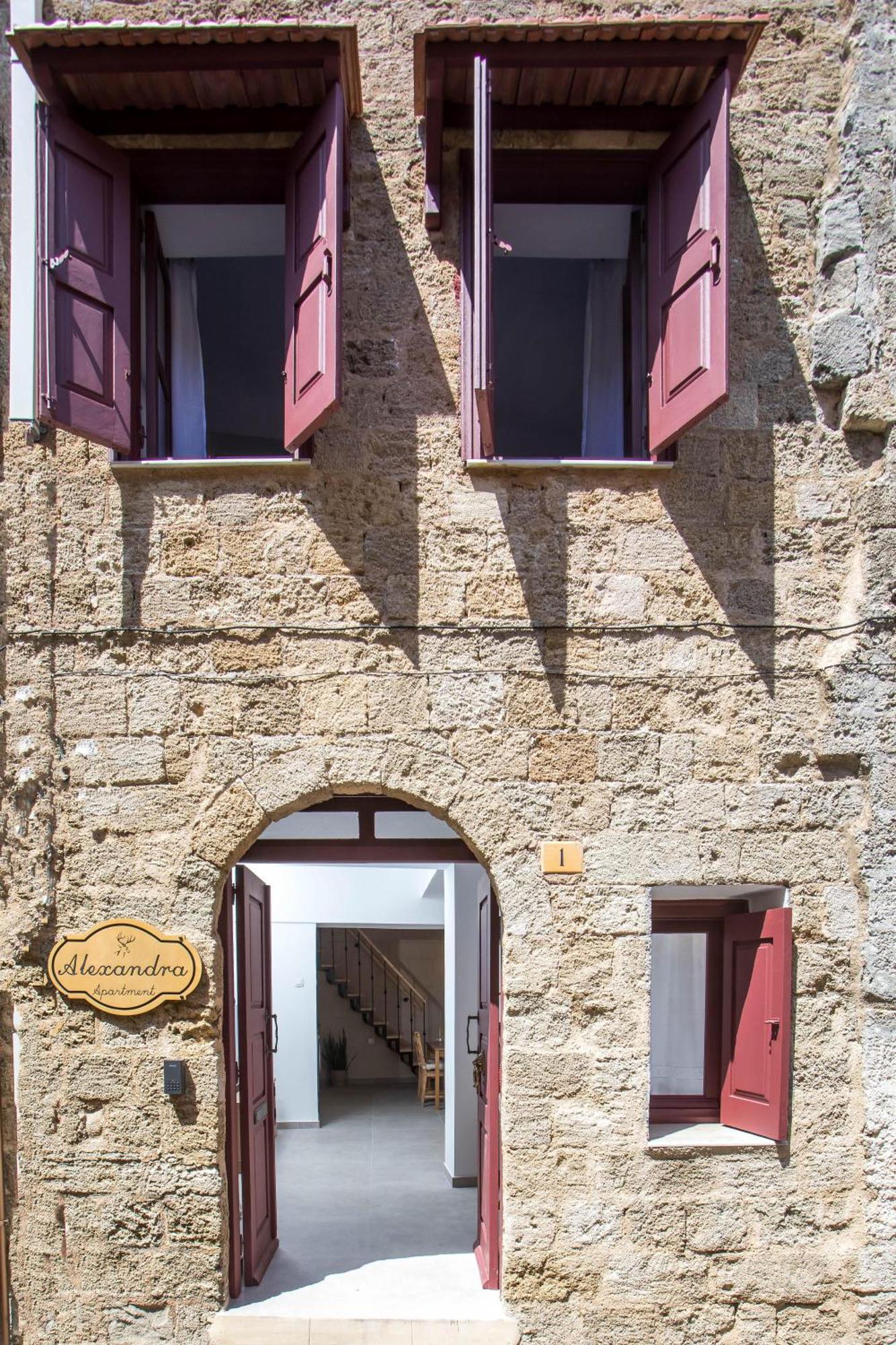 Villa Alexandras Stone House Rhodes City Esterno foto